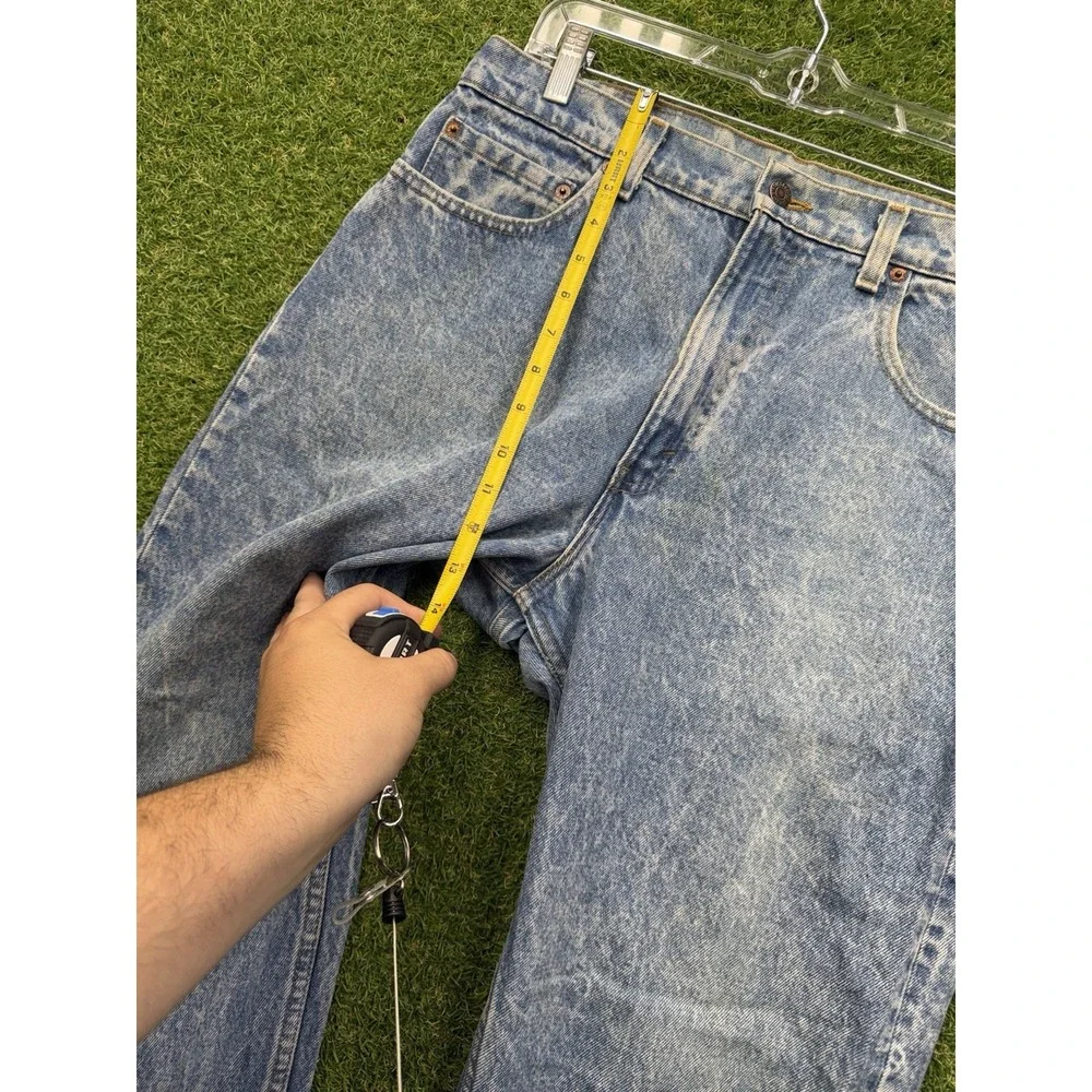 Vintage Levis 505 XX Jeans Mens 36x30 Acid Wash Made in USA Denim Workwear